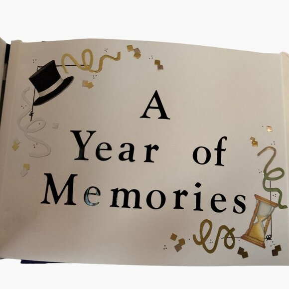 A Year of Memories Scrapbook Album Decorative Pages Photos Journaling - Picture 4 of 15